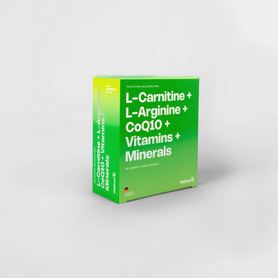 L-carnitine + L-arginine + CoQ10 + Vitamins + Minerals